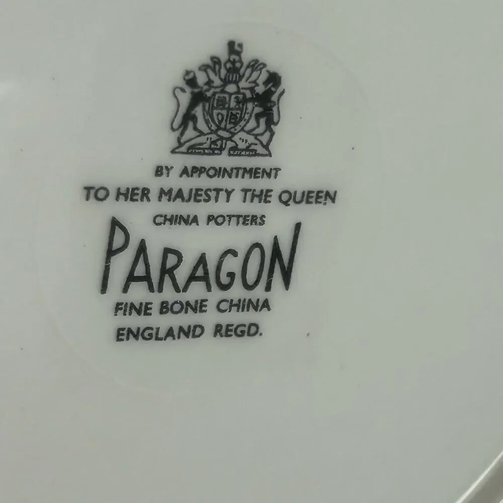 Paragon Royal Warrant Mint Gold Bone China Teacup Saucer Trio
